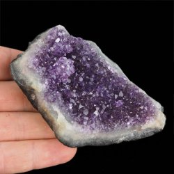 AMETYST- SZCZOTKA KRYSTALICZNA - 85 mm - URUGWAJ