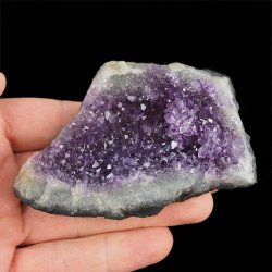 AMETYST- SZCZOTKA KRYSTALICZNA - 85 mm - URUGWAJ