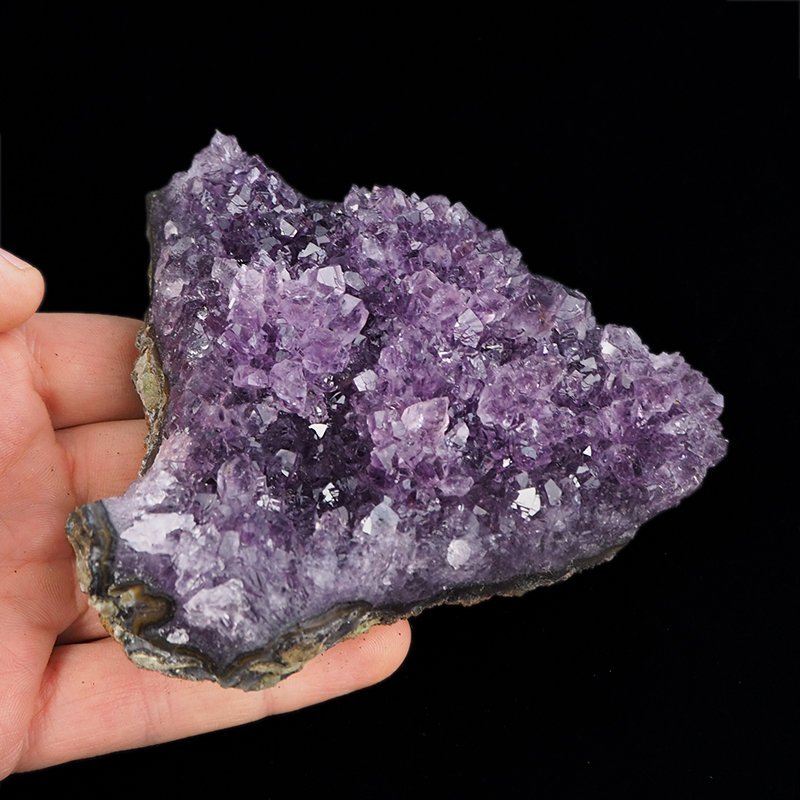 AMETYST- SZCZOTKA KRYSTALICZNA - 114 mm - URUGWAJ