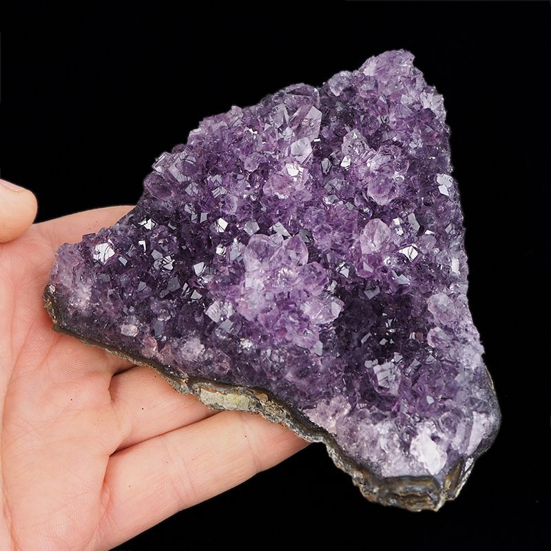 AMETYST- SZCZOTKA KRYSTALICZNA - 114 mm - URUGWAJ