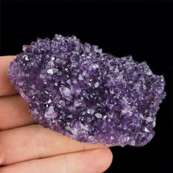 AMETYST- SZCZOTKA KRYSTALICZNA - 78 mm - URUGWAJ