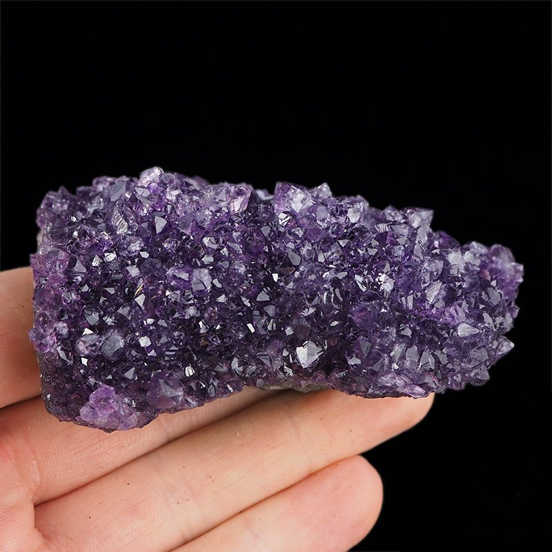 AMETYST- SZCZOTKA KRYSTALICZNA - 78 mm - URUGWAJ