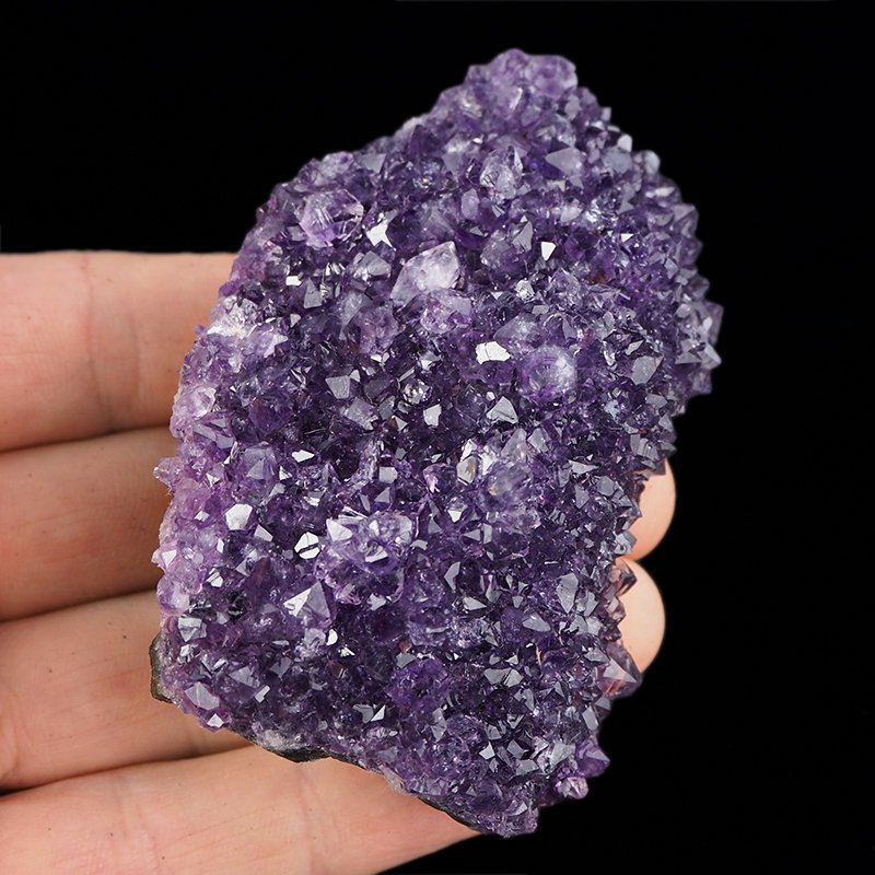 AMETYST- SZCZOTKA KRYSTALICZNA - 78 mm - URUGWAJ