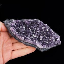 AMETYST- SZCZOTKA KRYSTALICZNA - 142 mm - URUGWAJ