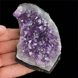 AMETYST- SZCZOTKA KRYSTALICZNA - 101 mm - URUGWAJ