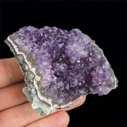 AMETYST- SZCZOTKA KRYSTALICZNA - 84 mm - URUGWAJ