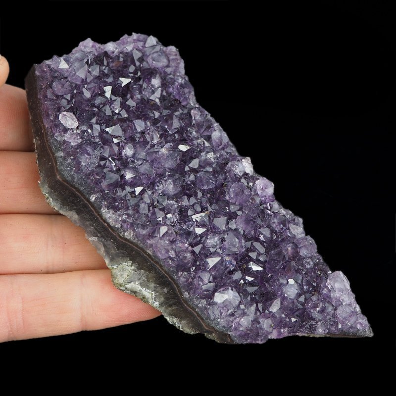 AMETYST- SZCZOTKA KRYSTALICZNA - 115 mm - URUGWAJ