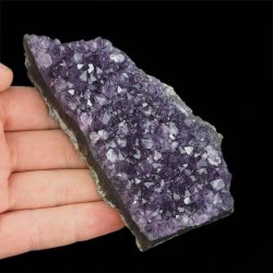 AMETYST- SZCZOTKA KRYSTALICZNA - 115 mm - URUGWAJ