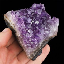 AMETYST- SZCZOTKA KRYSTALICZNA - 71 mm - URUGWAJ