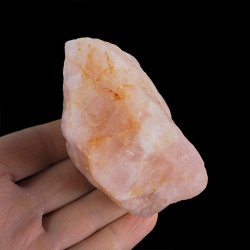 KWARC RÓŻOWY - BRYŁKA - 85 mm - NAMIBIA