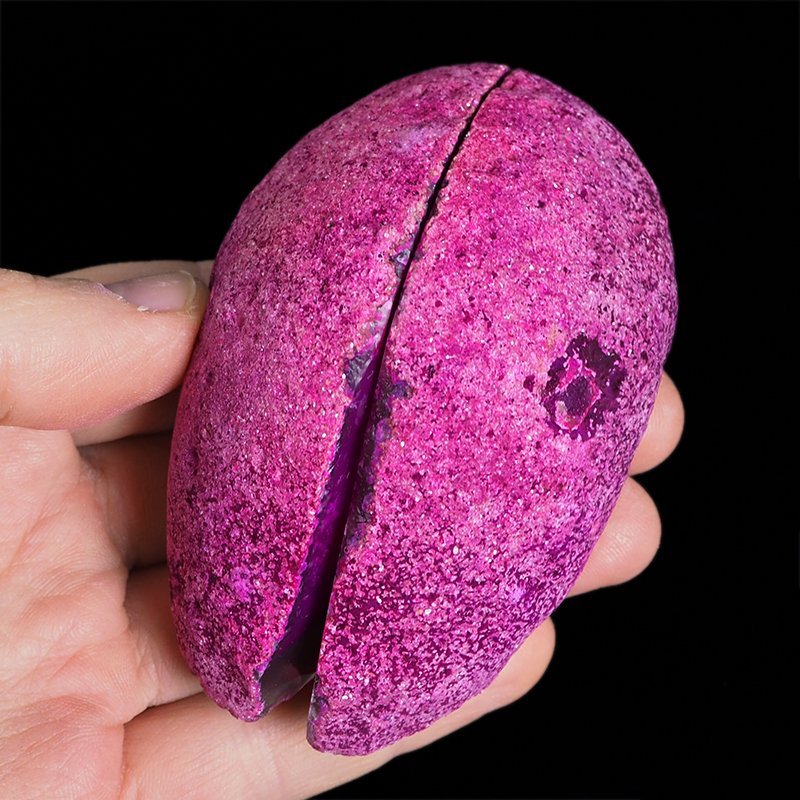 AGAT RÓŻOWY - DWIE POŁÓWKI - 89 mm - BRAZYLIA