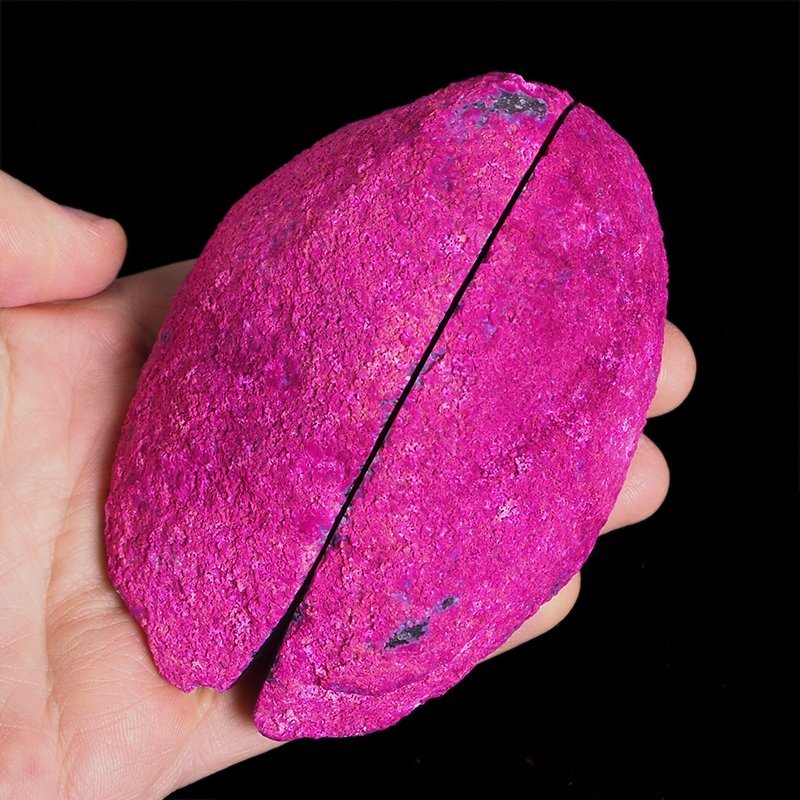 AGAT RÓŻOWY - DWIE POŁÓWKI - 102 mm - BRAZYLIA