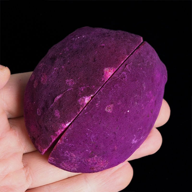 AGAT RÓŻOWY - DWIE POŁÓWKI - 72 mm - BRAZYLIA