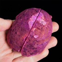 AGAT RÓŻOWY - DWIE POŁÓWKI - 71 mm - BRAZYLIA