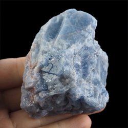 KALCYT SZAFIROWY (NIEBIESKI) - BRYŁKA - 80 mm - MEKSYK