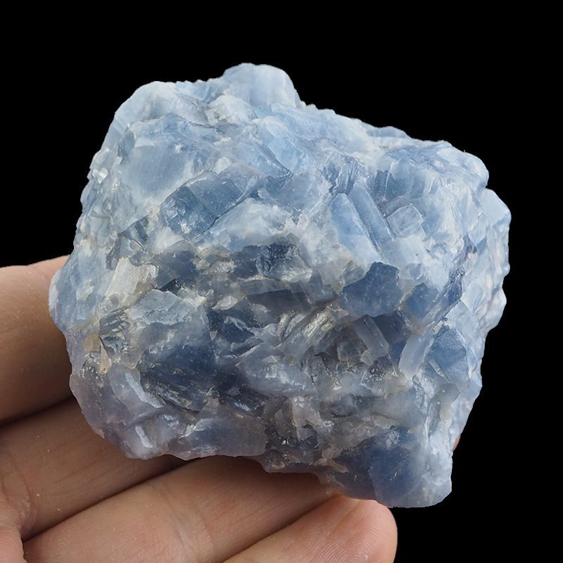 KALCYT SZAFIROWY (NIEBIESKI) - BRYŁKA - 64 mm - MEKSYK