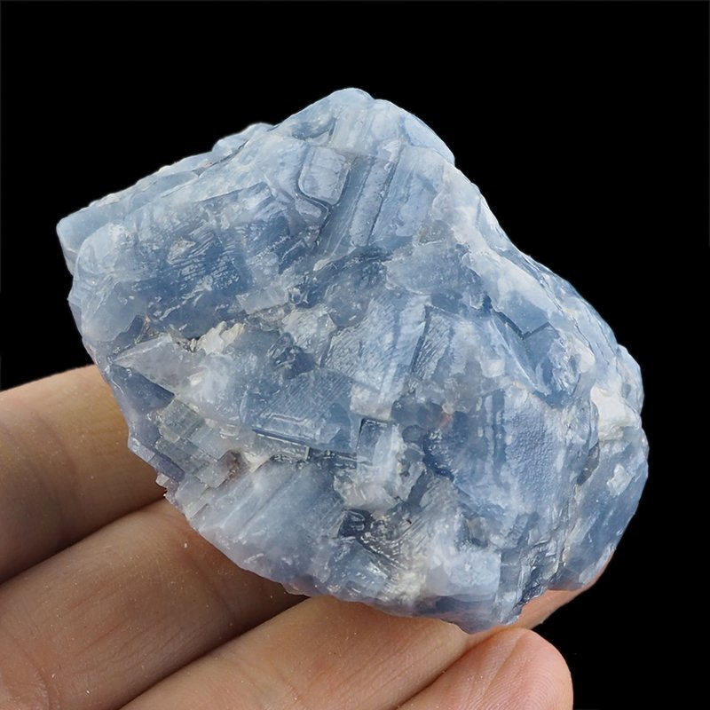 KALCYT SZAFIROWY (NIEBIESKI) - BRYŁKA - 64 mm - MEKSYK