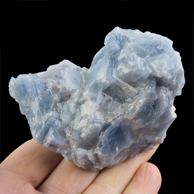 KALCYT SZAFIROWY (NIEBIESKI) - BRYŁKA - 81 mm - MEKSYK