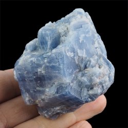 KALCYT SZAFIROWY (NIEBIESKI) - BRYŁKA - 68 mm - MEKSYK