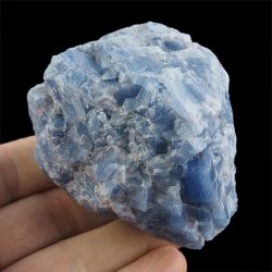 KALCYT SZAFIROWY (NIEBIESKI) - BRYŁKA - 68 mm - MEKSYK