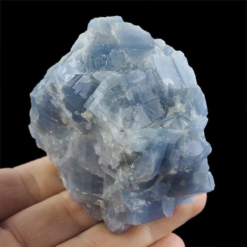 KALCYT SZAFIROWY (NIEBIESKI) - BRYŁKA - 75 mm - MEKSYK