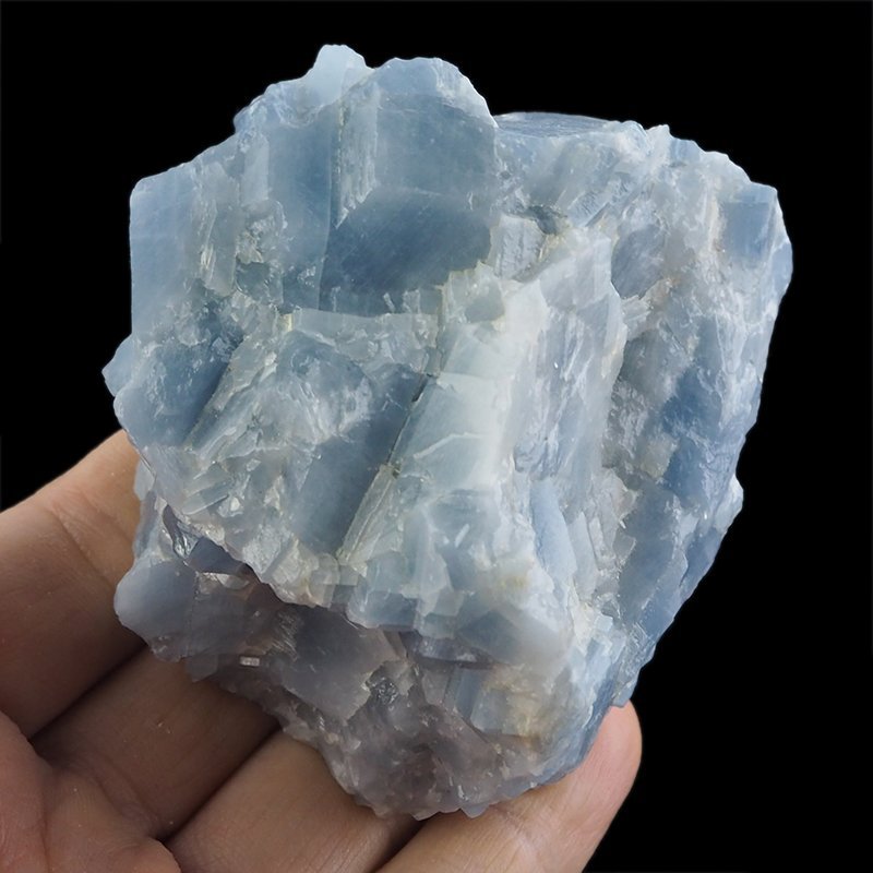 KALCYT SZAFIROWY (NIEBIESKI) - BRYŁKA - 75 mm - MEKSYK