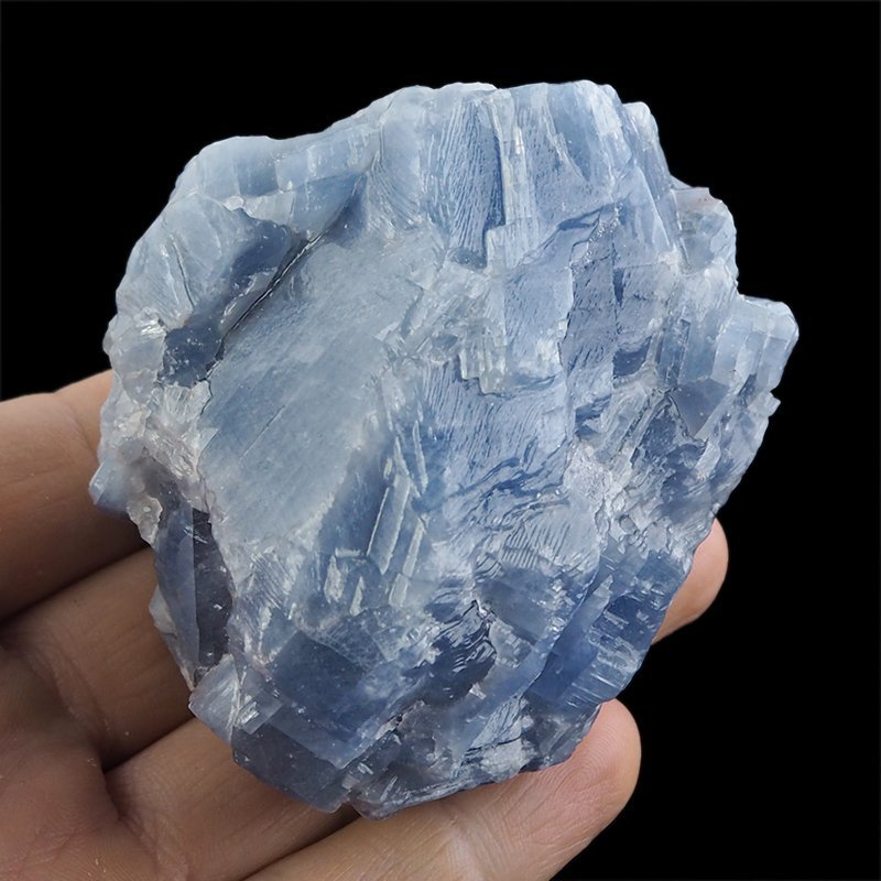 KALCYT SZAFIROWY (NIEBIESKI) - BRYŁKA - 76 mm - MEKSYK