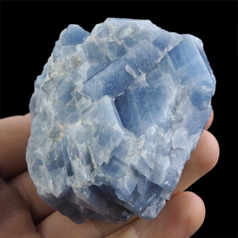 KALCYT SZAFIROWY (NIEBIESKI) - BRYŁKA - 76 mm - MEKSYK