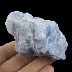 KALCYT SZAFIROWY (NIEBIESKI) - BRYŁKA - 78 mm - MEKSYK