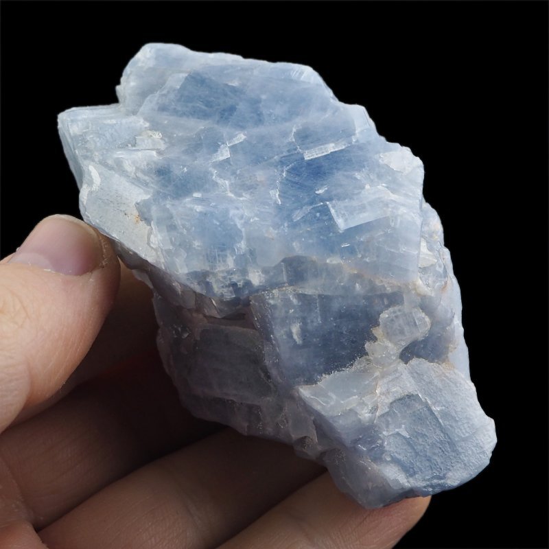 KALCYT SZAFIROWY (NIEBIESKI) - BRYŁKA - 78 mm - MEKSYK