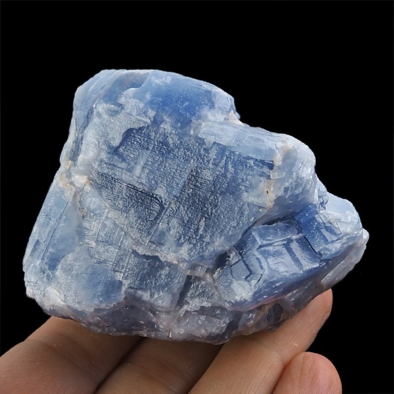 KALCYT SZAFIROWY (NIEBIESKI) - BRYŁKA - 75 mm - MEKSYK