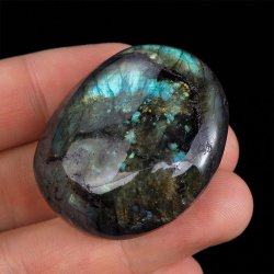 LABRADORYT - OTOCZAK - 39 mm - MADAGASKAR