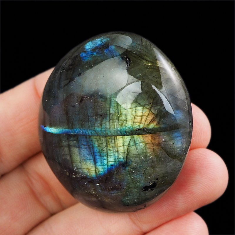 LABRADORYT - OTOCZAK - 46 mm - MADAGASKAR