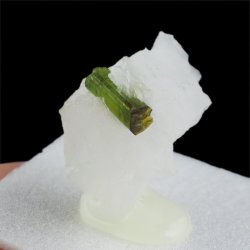 ZIELONY TURMALIN WERDELIT, KWARC - 21 mm - BRAZYLIA