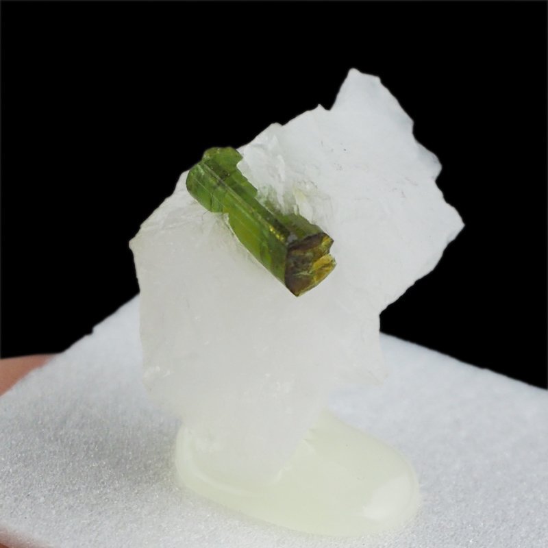 ZIELONY TURMALIN WERDELIT, KWARC - 21 mm - BRAZYLIA