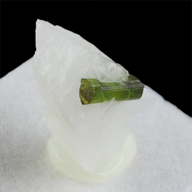 ZIELONY TURMALIN WERDELIT, KWARC - 21 mm - BRAZYLIA