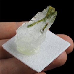 ZIELONY TURMALIN WERDELIT, KRYSZTAŁ GÓRSKI - 41 mm - BRAZYLIA