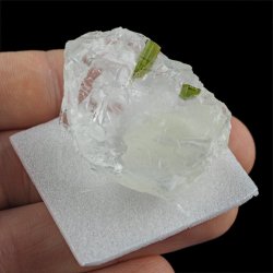 ZIELONY TURMALIN WERDELIT, KRYSZTAŁ GÓRSKI - 38 mm - BRAZYLIA