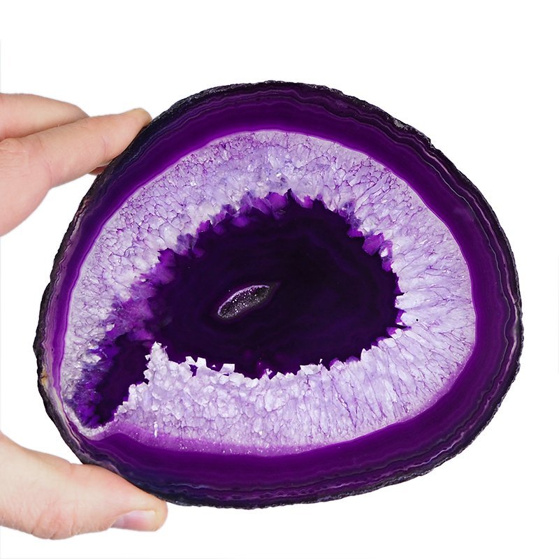 AGAT FIOLETOWY - PLASTER - 150 mm - BRAZYLIA