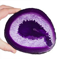 AGAT FIOLETOWY - PLASTER - 150 mm - BRAZYLIA