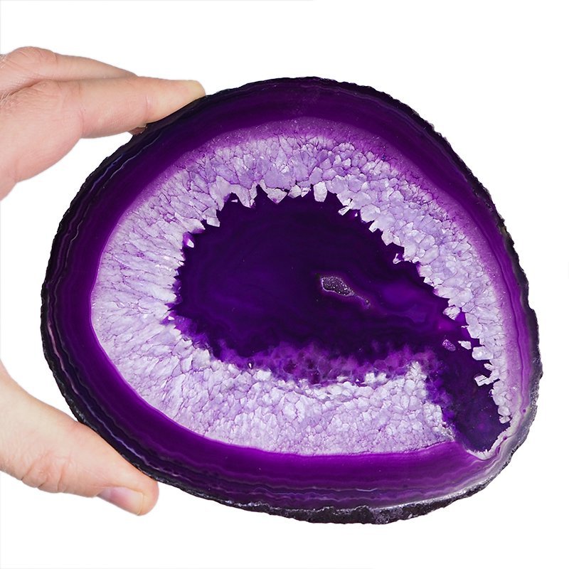 AGAT FIOLETOWY - PLASTER - 150 mm - BRAZYLIA