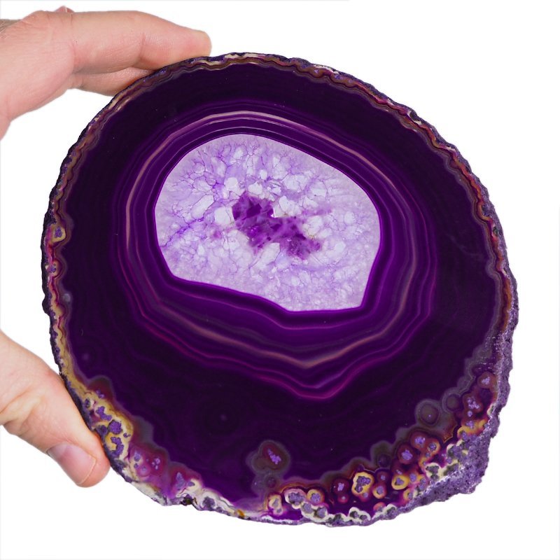 AGAT FIOLETOWY - PLASTER - 154 mm - BRAZYLIA