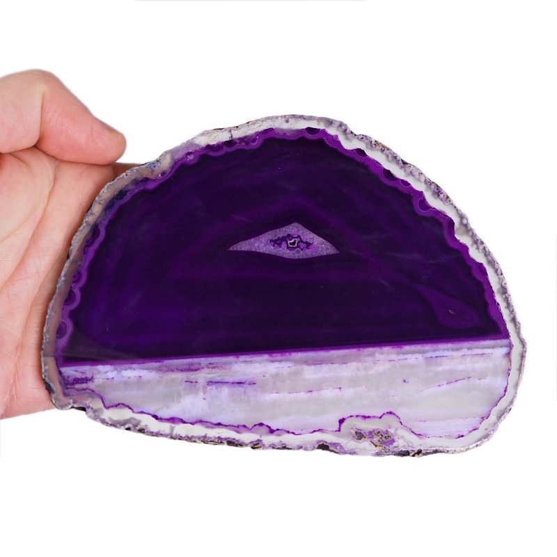 AGAT FIOLETOWY - PLASTER - 149 mm - BRAZYLIA