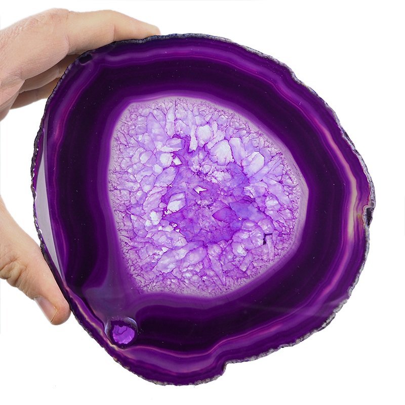 AGAT FIOLETOWY - PLASTER - 167 mm - BRAZYLIA