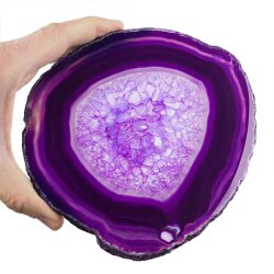 AGAT FIOLETOWY - PLASTER - 167 mm - BRAZYLIA