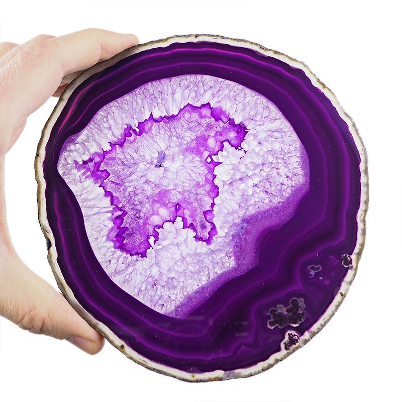 AGAT FIOLETOWY - PLASTER - 160 mm - BRAZYLIA