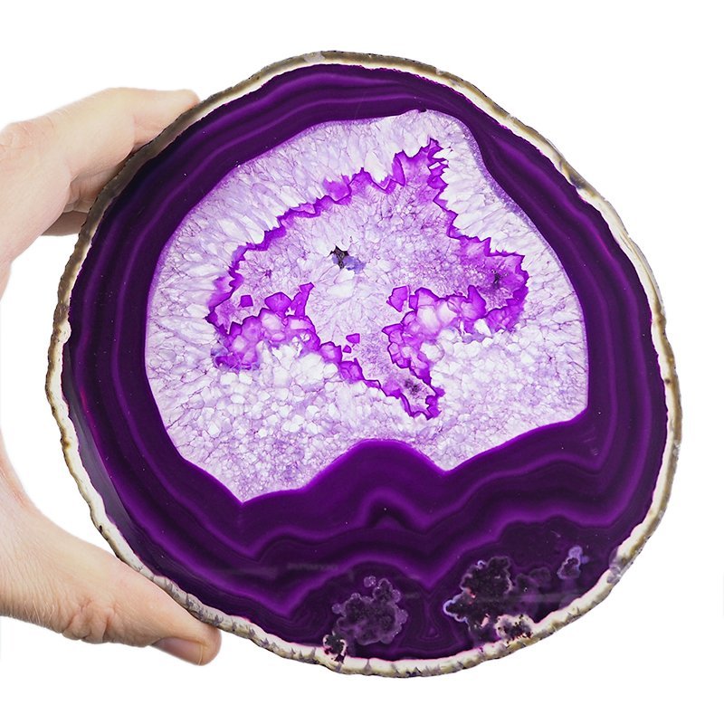 AGAT FIOLETOWY - PLASTER - 160 mm - BRAZYLIA