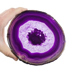 AGAT FIOLETOWY - PLASTER - 169 mm - BRAZYLIA