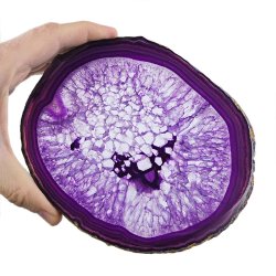 AGAT FIOLETOWY - PLASTER - 167 mm - BRAZYLIA