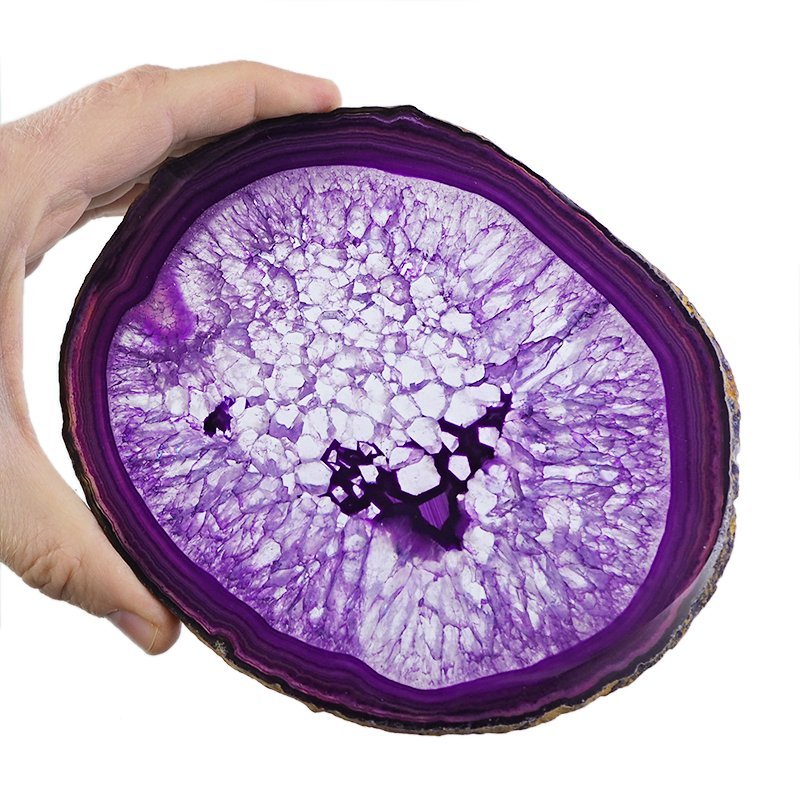 AGAT FIOLETOWY - PLASTER - 167 mm - BRAZYLIA